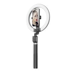 BLAVEC Aura P55 Selfie kružno LED svjetlo + stativ 2.3m, crno