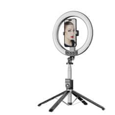 BLAVEC Aura P55 Selfie kružno LED svjetlo + stativ 2.3m, crno