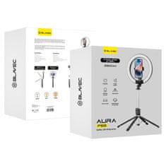 BLAVEC Aura P55 Selfie kružno LED svjetlo + stativ 2.3m, crno