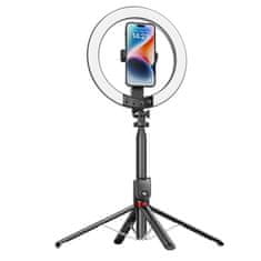 BLAVEC Aura Pro RGB Selfie kružno LED svjetlo + stativ 2.3m, crno