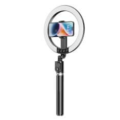 BLAVEC Aura P55 Selfie kružno LED svjetlo + stativ 2.3m, crno