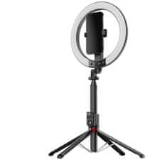 BLAVEC Aura Pro RGB Selfie kružno LED svjetlo + stativ 2.3m, crno