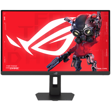 ASUS ROG Strix XG27JCG gaming monitor – 68,6 cm (27"), 5K (5120 x 2880), Fast IPS, 180 Hz (overclock), dvostruki način rada (5K 165 Hz ili QHD 330 Hz), 0,3 ms, kompatibilan s G-Syncom, USB Type-C