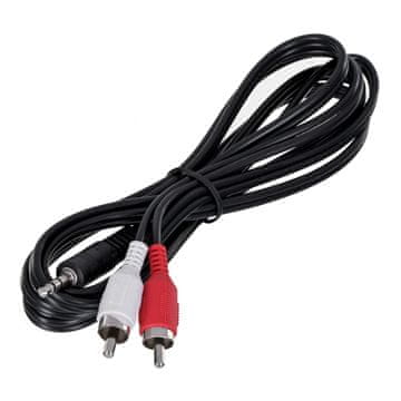 Gembird GEM audio kabel 1.5m, 3.5mm na 2x RCA, M/M, crna/crvena/bijela