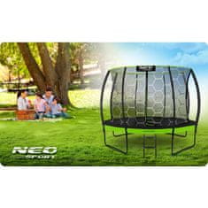 Northix Profilirani vrtni trampolin 10ft/312cm s unutarnjom zaštitnom mrežom Neo-Sport