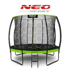 Northix Profilirani vrtni trampolin 10ft/312cm s unutarnjom zaštitnom mrežom Neo-Sport