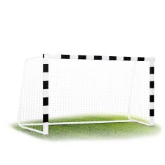 Northix Nogometni gol 300 x 160 x 90 cm NS-460 crno/bijeli
