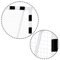 Northix Nogometni gol 300 x 160 x 90 cm NS-460 crno/bijeli
