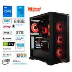 MEGA TWR S10 računalo, Intel Core i7-14700K, 64GB, SSD2TB, RTX5080, FreeDOS