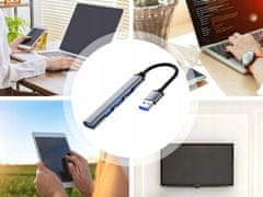 4-portni USB 3.0 hub priključna stanica razdjelnik 5 Gbps