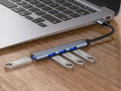 4-portni USB 3.0 hub priključna stanica razdjelnik 5 Gbps