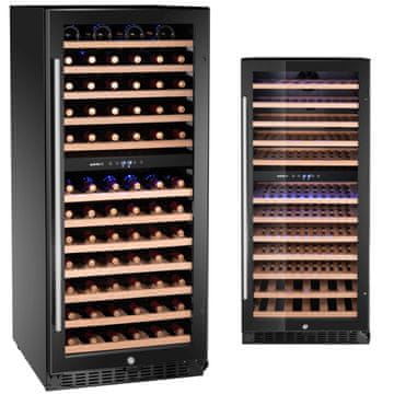 Arktic Dvozonski hladnjak za vino za 124 boce, 265 l, 570x595x1400 mm