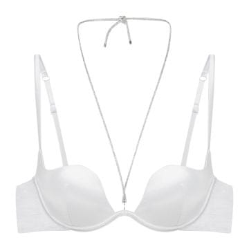 Esotiq Oniks push-up grudnjak - svijetlosivi 80D