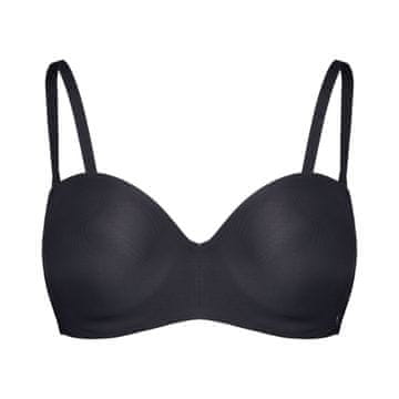 Q1.03 RAFFEN Esotiq push-up balkonet grudnjak | crni 75F