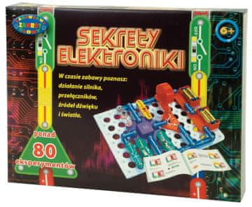 slomart DROMADER Tajne elektronike 80 eksperimenata, komplet