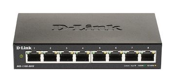Smart D-Link DGS-1100-08V2 mrežni prekidač, 8x Gigabit Ethernet, Smart Managed