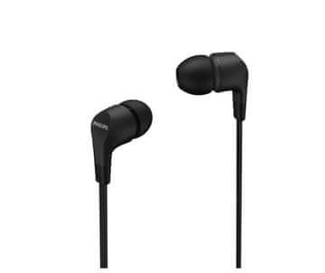 slomart Philips TAE1105BK/00 slušalice u ušima, crne, 1.2m kabel