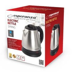 slomart Esperanza EKK116X električni kuhalo za vodu, 1L, 1350W, inox