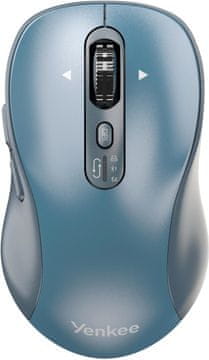 slomart YENKEE YMS 2010BE GYRO bežični miš Bluetooth + USB 2,4GHz, siva