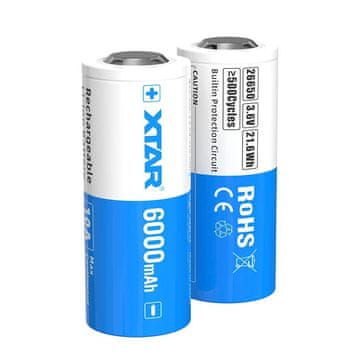 slomart Baterija 26650 3.6V Li-ion 6000 mAh sa zaštitom