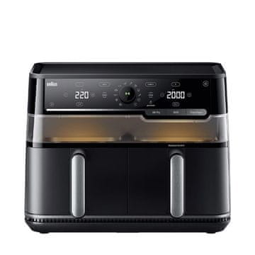 BRAUN Braun TwinCook 5 Double friteza na vrući zrak 10 L, 2800 W, crna