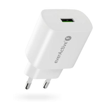 slomart EAV Brzi punjač 1x USB QC 3.0 18W bijeli