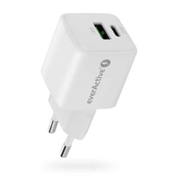 slomart EAV Brzi punjač 1x USB, 1x USB-C 20W bijeli