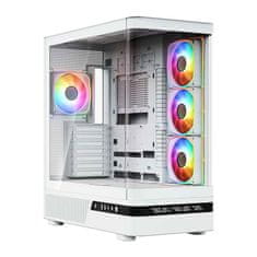 Modecom MODECOM Volcano AQ200 ARGB Midi PC kućište, bijelo