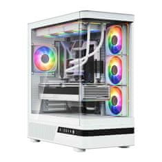 Modecom MODECOM Volcano AQ100 ARGB PC kućište Midi, bijela