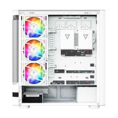 Modecom MODECOM Volcano AQ100 ARGB PC kućište Midi, bijela