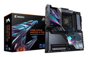 Gigabyte GIGABYTE Z890 AORUS MASTER AI TOP matična ploča, LGA 1851, DDR5, Wi-Fi 7