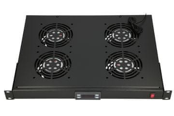 Extralink Extralink panel s ventilatorima 19", 4 ventilatora, za ormare, s termostatom