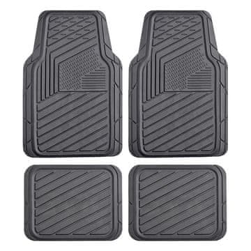 slomart AMiO cm-05 Univerzalni auto tepisi, PVC, 4 komada, crni