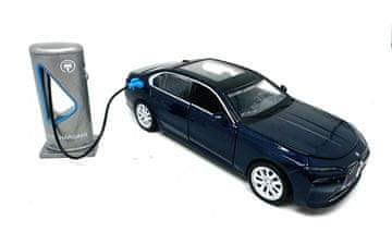 slomart Model auta PULIO 1:32 BMW i7 plavi sa svjetlom i zvukom