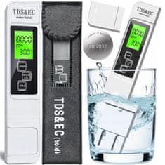 Dexxer PH tester kvalitete vode LCD termometar TDS ATC bijeli