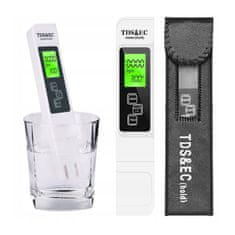 Dexxer PH tester kvalitete vode LCD termometar TDS ATC bijeli