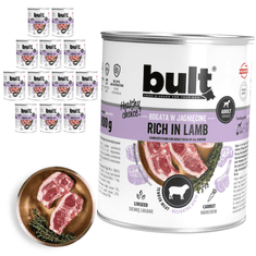 BULT BULT mokra hrana za psa janjetina, konzerva 12x800g