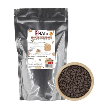 Krople čokoladne - čokolada za desert 500g