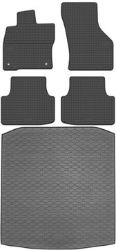Set gumiranih podmetača za Škoda Octavia IV Sedan Kombi od 2020., s matom za prtljažnik