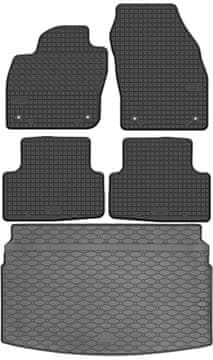 VW T-Cross SUV od 2019. - set gumenih podnica za auto + prostirka za prtljažnik