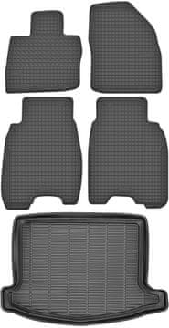 Honda Civic VIII Hatchback od 2005. do 2012. Komplet - gumene prostirke za automobil + prostirka za prtljažnik