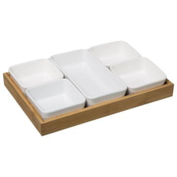 Secret de Gourmet Set za grickalice 5 zdjelica na pladnju