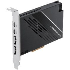 ASUS USB4 PCIe Gen4 kartica, dva USB4 (USB-C) priključka, DP 1.4, PCIe 4.0 x4 sučelje