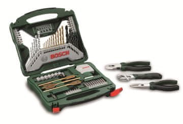Bosch komplet alata X-line Titanium 70 + kliješta (2607017197)