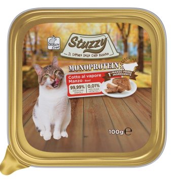 Schesir Stuzzy | Monoproteinska hrana za mačke | 100 g pladanj - govedina 100 g