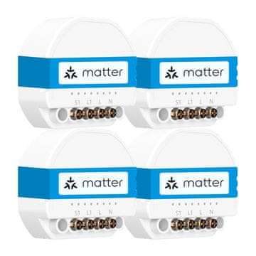 Meross Meross MSS815MAQUA-UN Pametni Wi-Fi prekidači (4-paket)