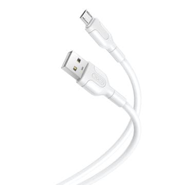 XO XO Kabel USB - Micro USB, 1m, 2.1A, bijeli