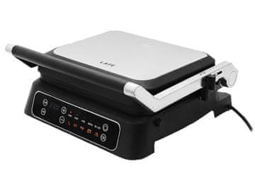 slomart LAFE GrillMaster električni roštilj, 1800W, crna/srebrna