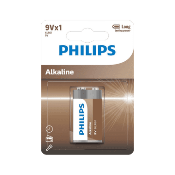 Bateria PHILIPS Alkalna baterija 6LR61, 1 kom