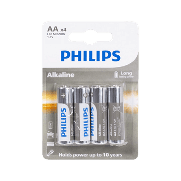 Bateria PHILIPS Alkalna baterija LR06, 4 kom